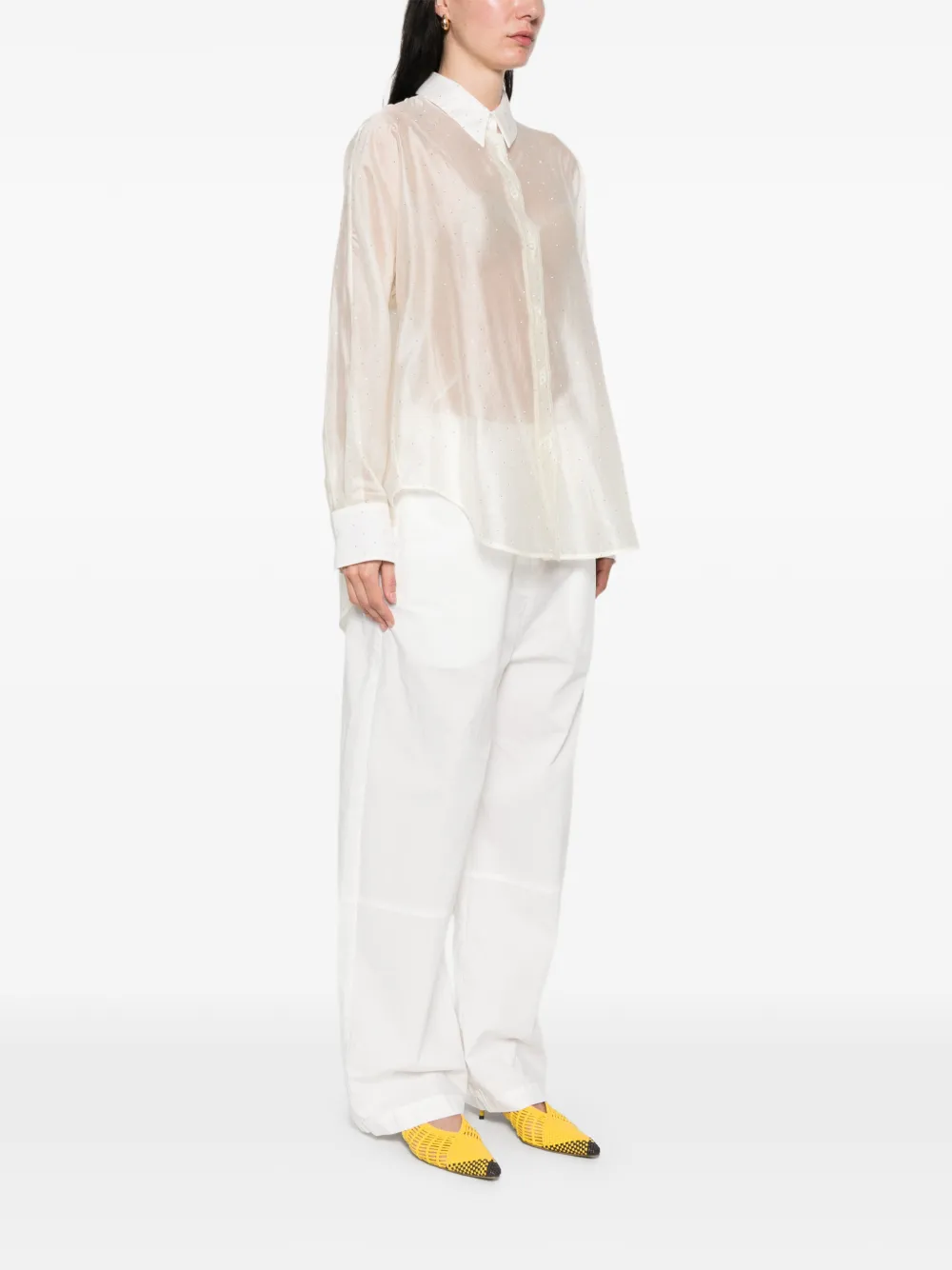  Manuel Ritz Camisa A Lunares - Neutro 