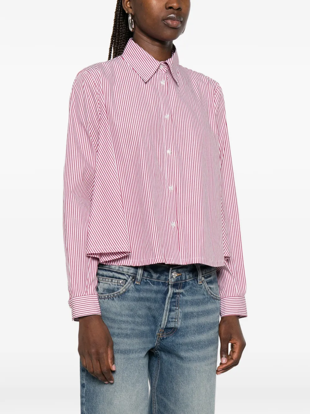  Manuel Ritz Camicia A Righe - Rosso 