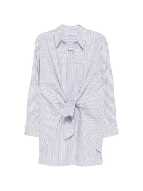 Manuel Ritz striped tie-waist mini dress