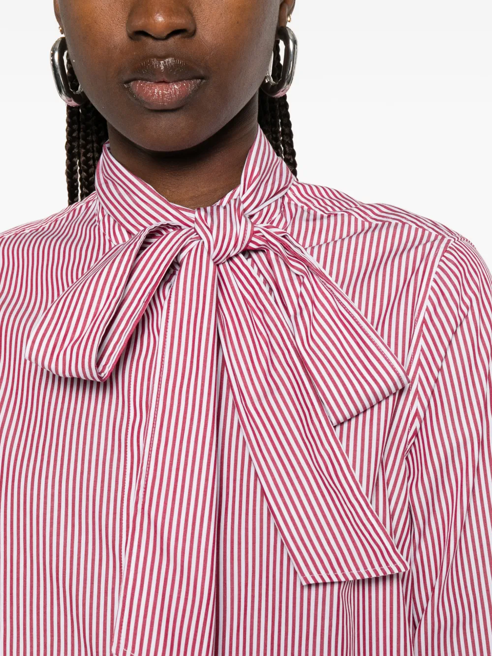 Manuel Ritz Gestreept shirt Rood
