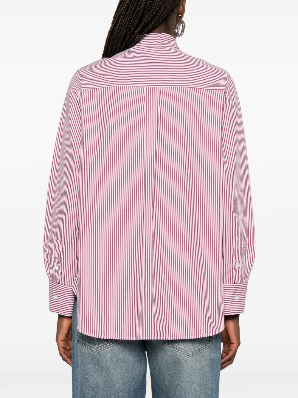 Manuel Ritz Gestreept shirt Rood