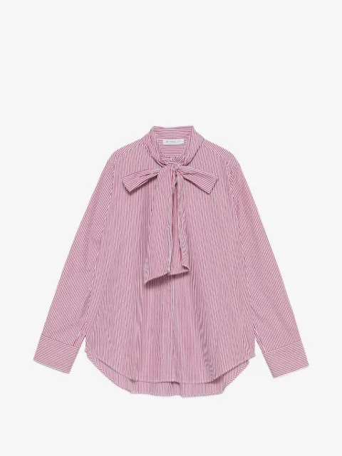 Manuel Ritz camisa con rayas estampadas
