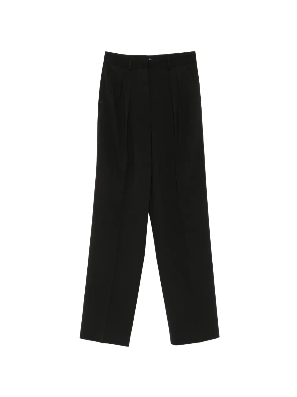 Manuel Ritz pleated straight-leg trousers - Nero