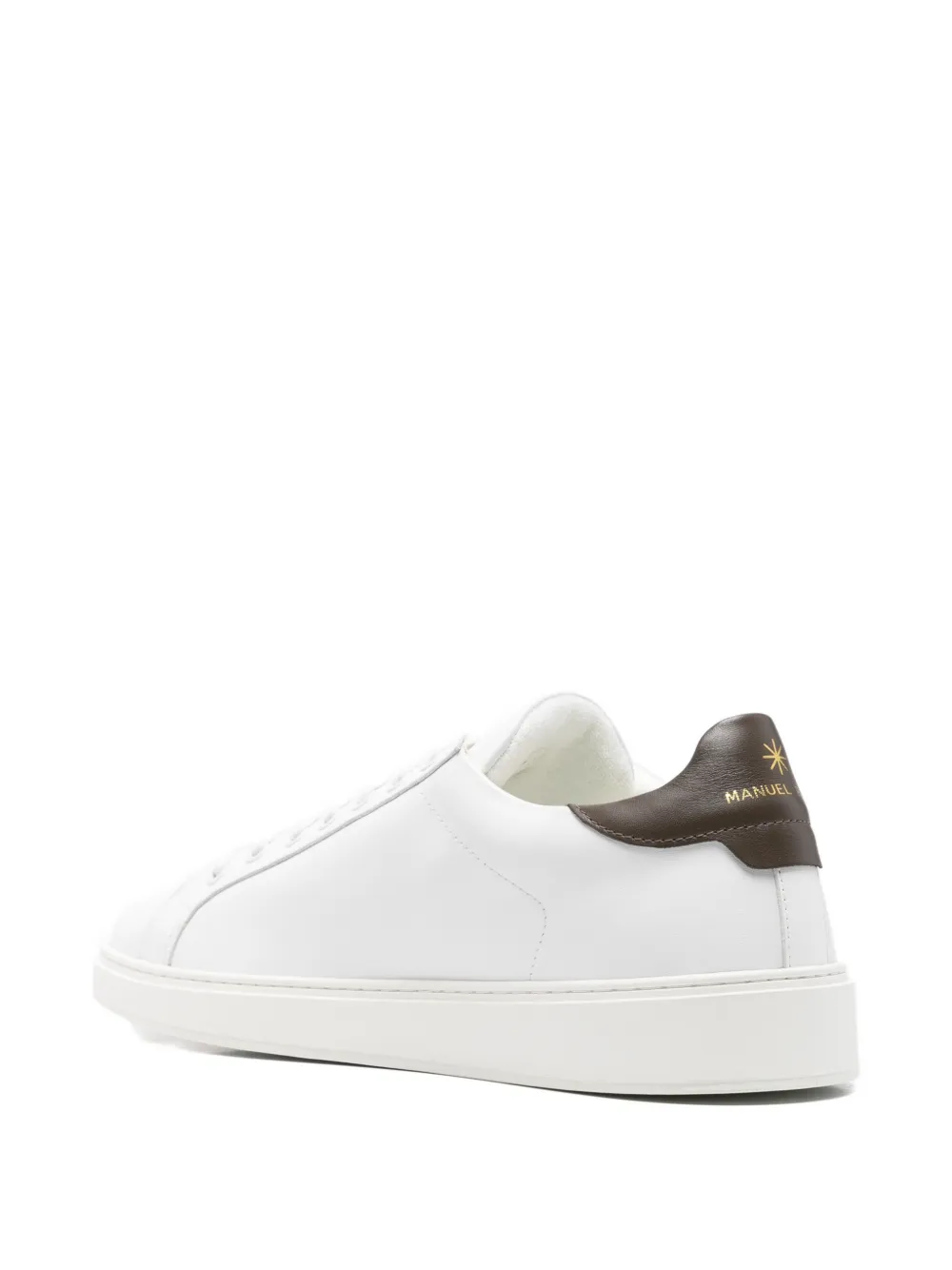 Manuel Ritz Sneakers met leren vlak Wit