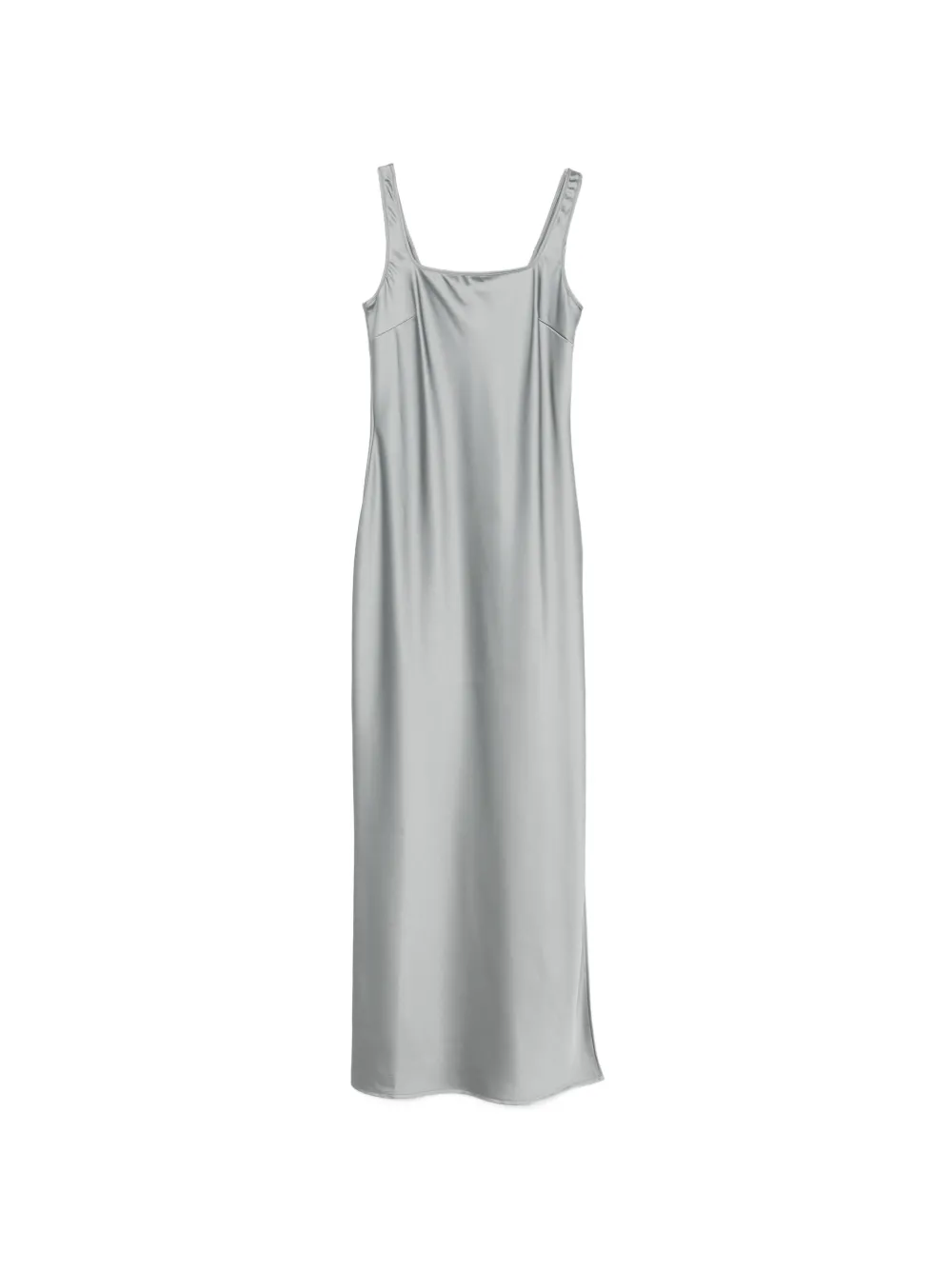 Manuel Ritz square-neck maxi dress - Grigio
