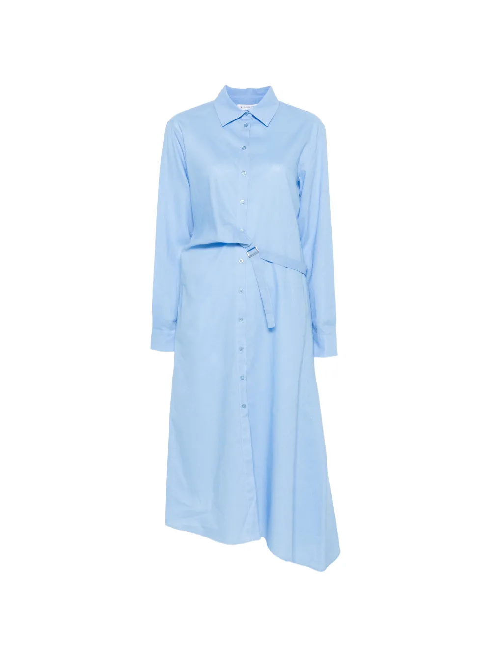 Manuel Ritz asymmetric belted midi dress - Blu