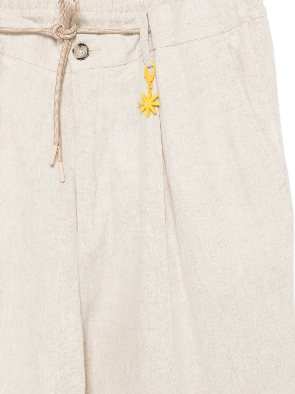  Manuel Ritz Drawstring Trousers - Neutrals 