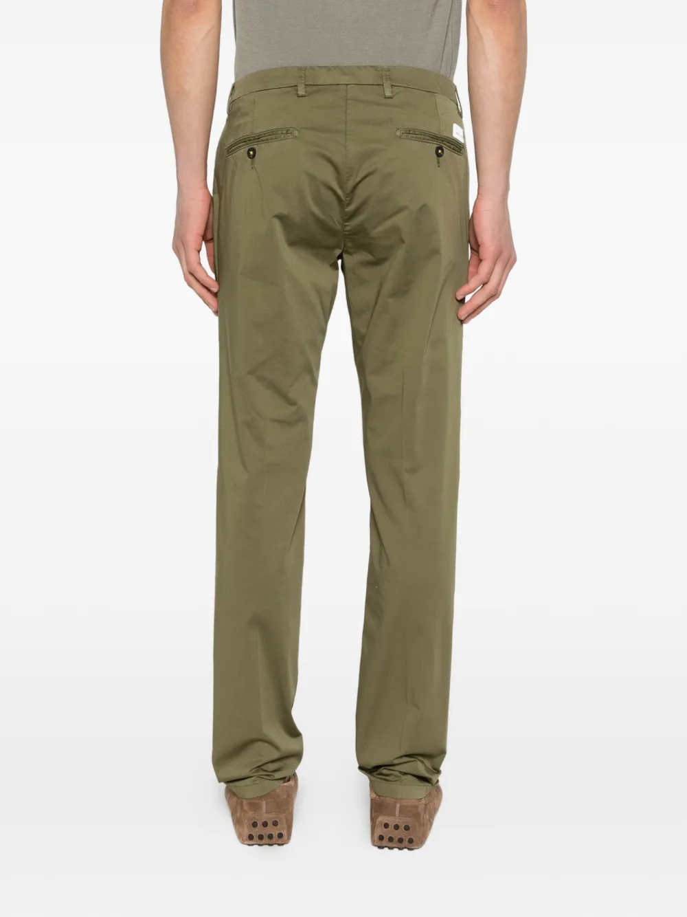 Belt-Loops Skinny Trousers