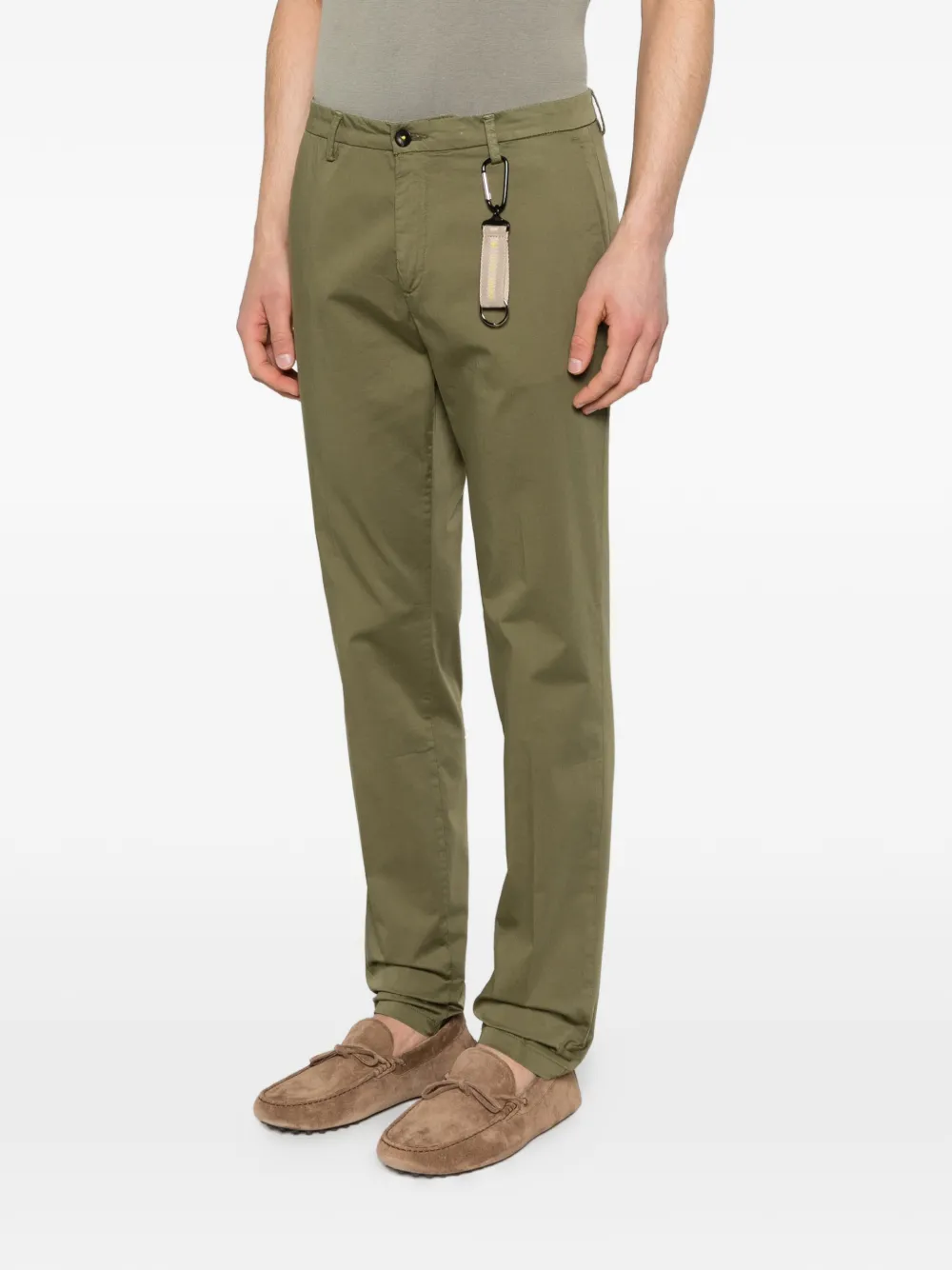Belt-Loops Skinny Trousers