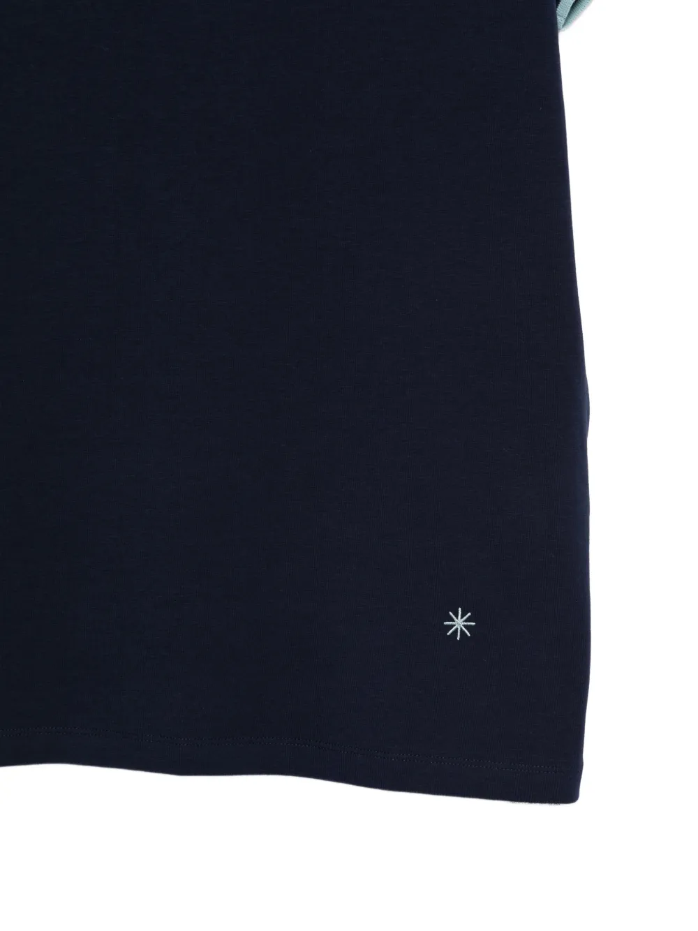  Manuel Ritz Shot-sleeve T-shirt - Blue 