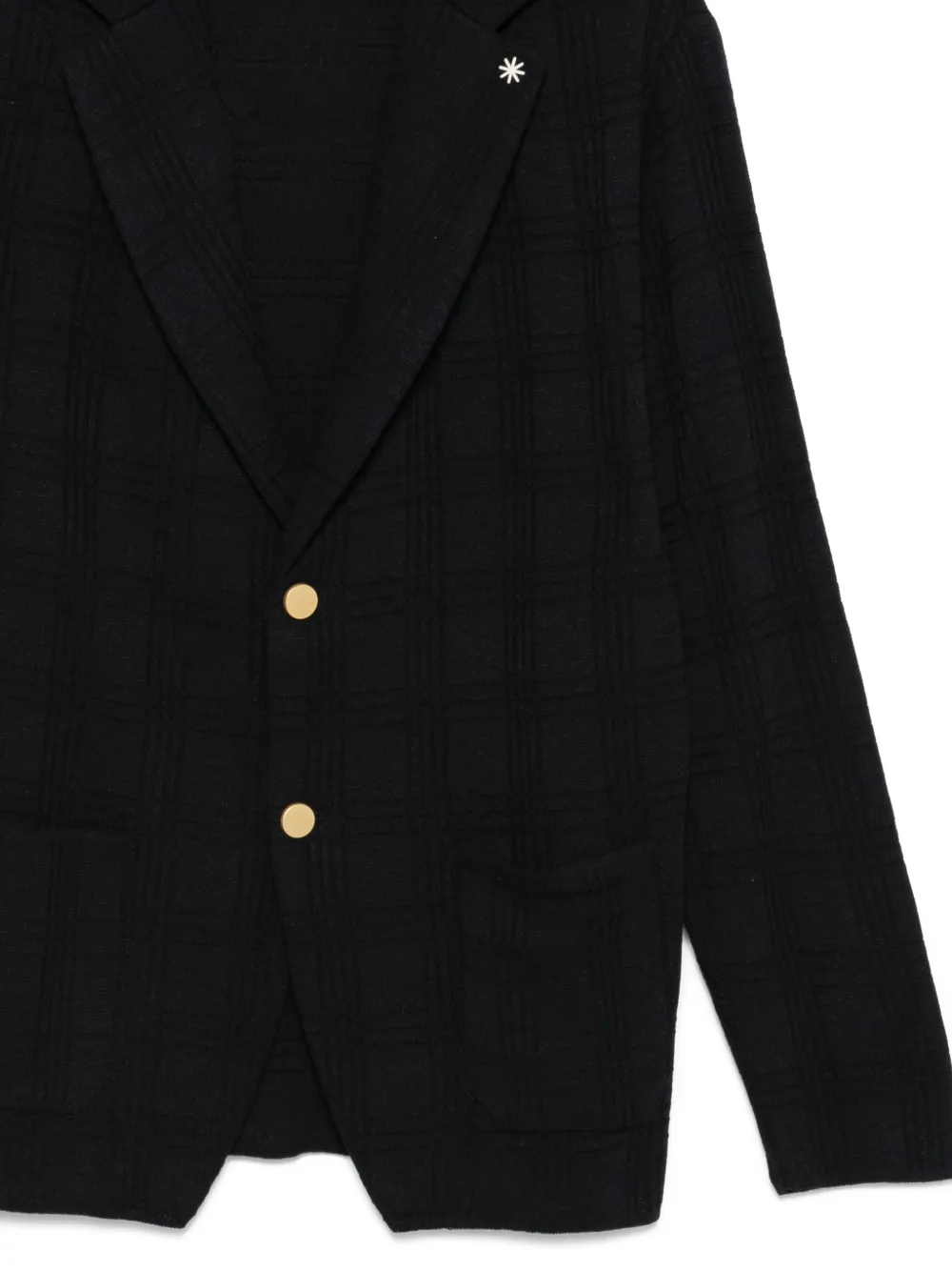 Manuel Ritz Blazer met knopen Zwart