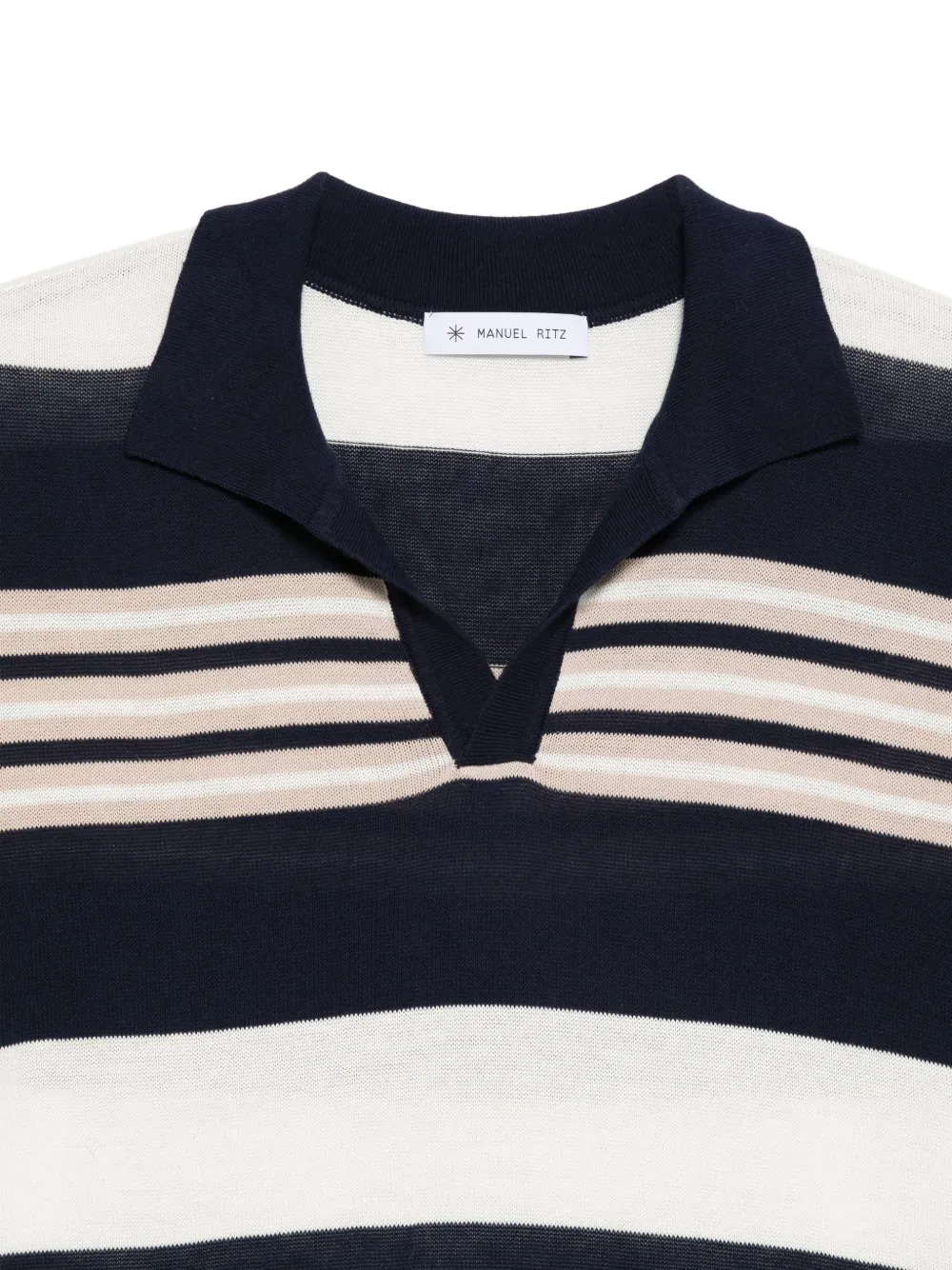  Manuel Ritz Striped Top - Blue 