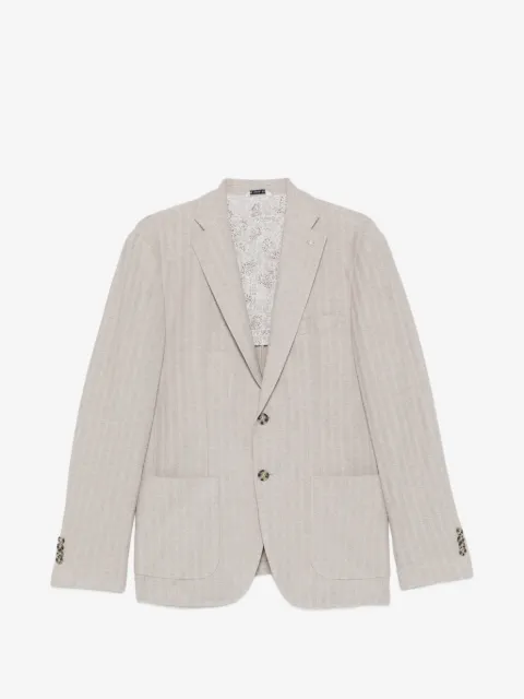 Manuel Ritz blazer med ficka och knäppning