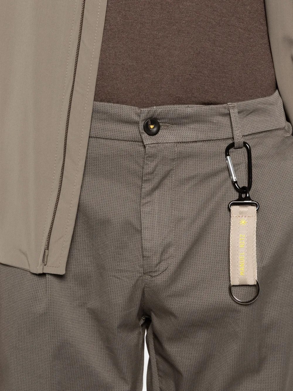 Manuel Ritz Twill plooibroek Grijs