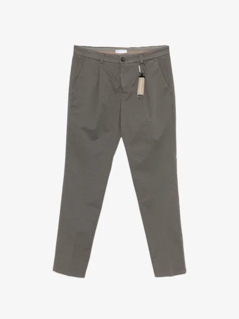 Manuel Ritz pleated twill trousers
