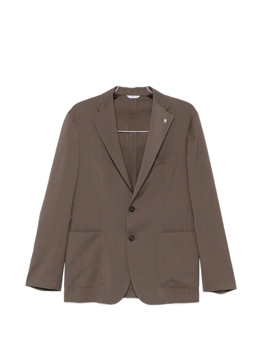 Manuel Ritz Nuvola notch-lapel jacket - Toni neutri