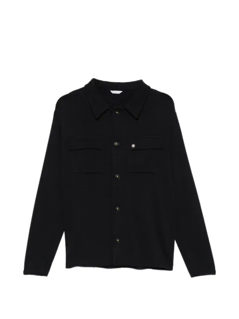 Manuel Ritz logo-pin overshirt
