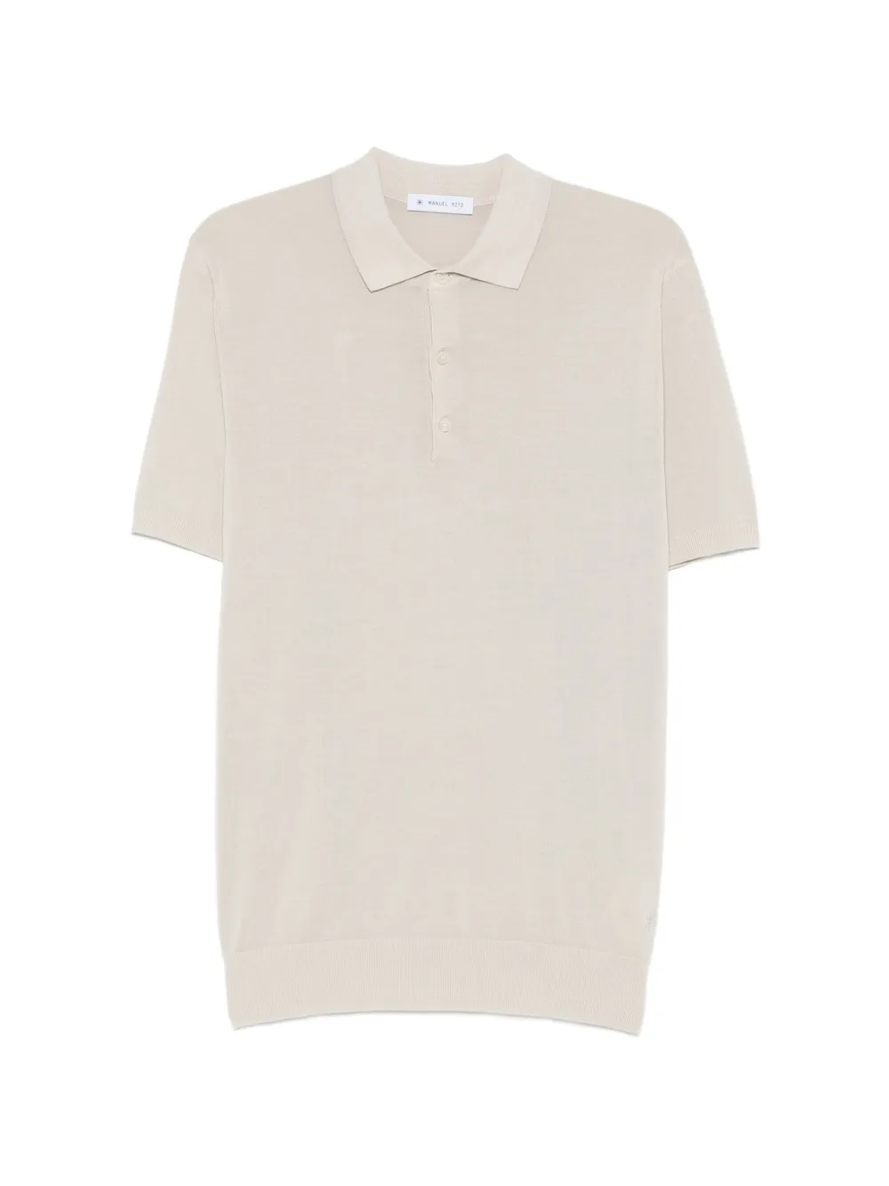 Manuel Ritz fine-knit polo shirt - Nude