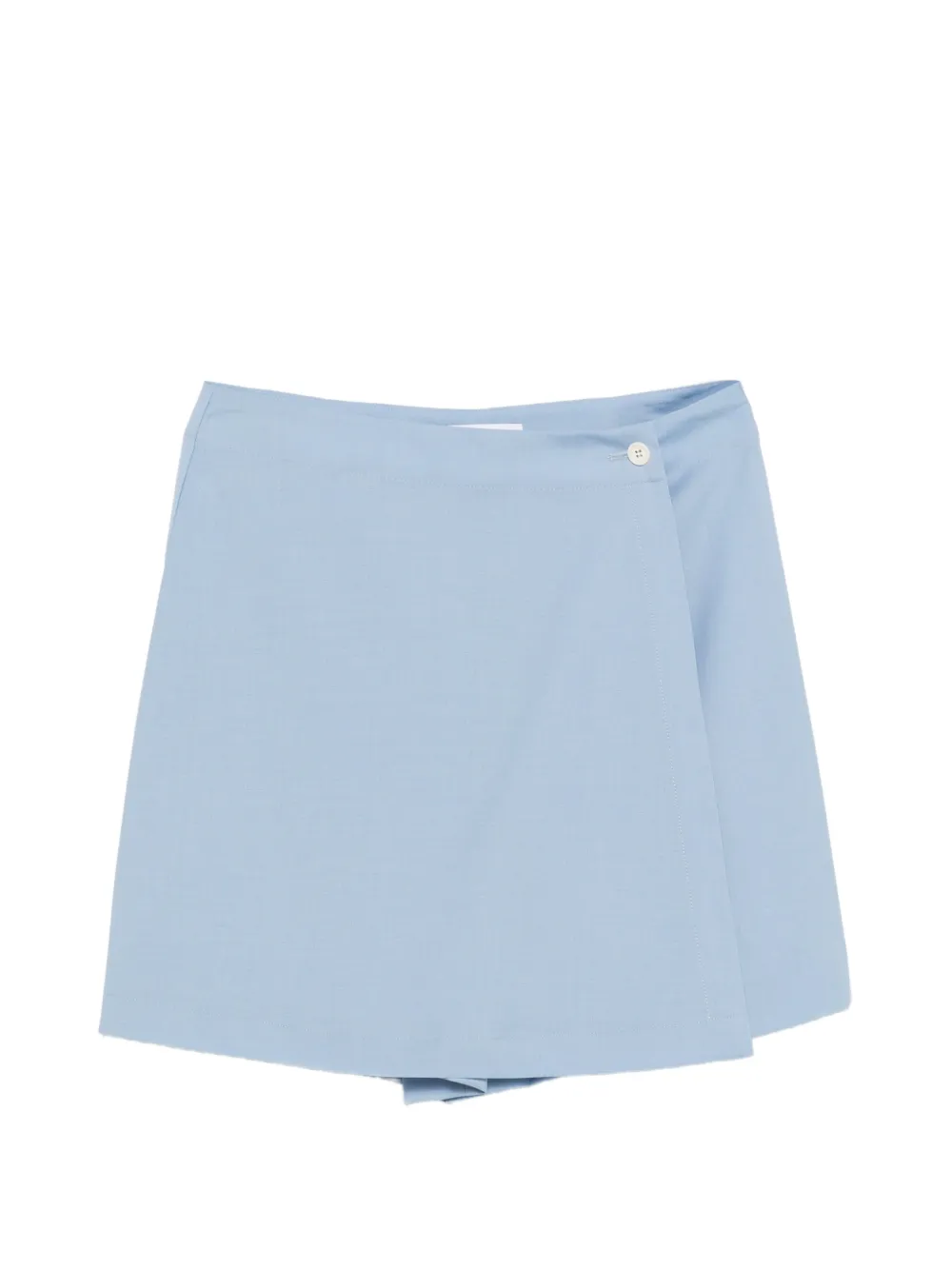 Manuel Ritz wrap button skirt - Blu