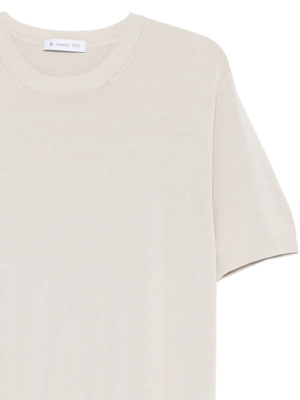  Manuel Ritz Round-neck T-shirt - Neutrals 