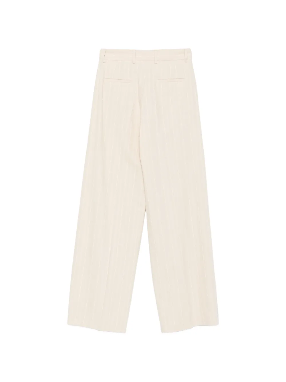 Manuel Ritz Broek met krijtstreep Beige