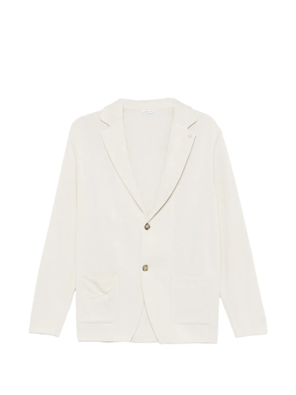 Manuel Ritz Cardigan mit aufgesetzter Tasche - Nude