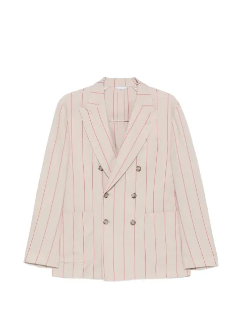 Manuel Ritz double-breasted striped blazer