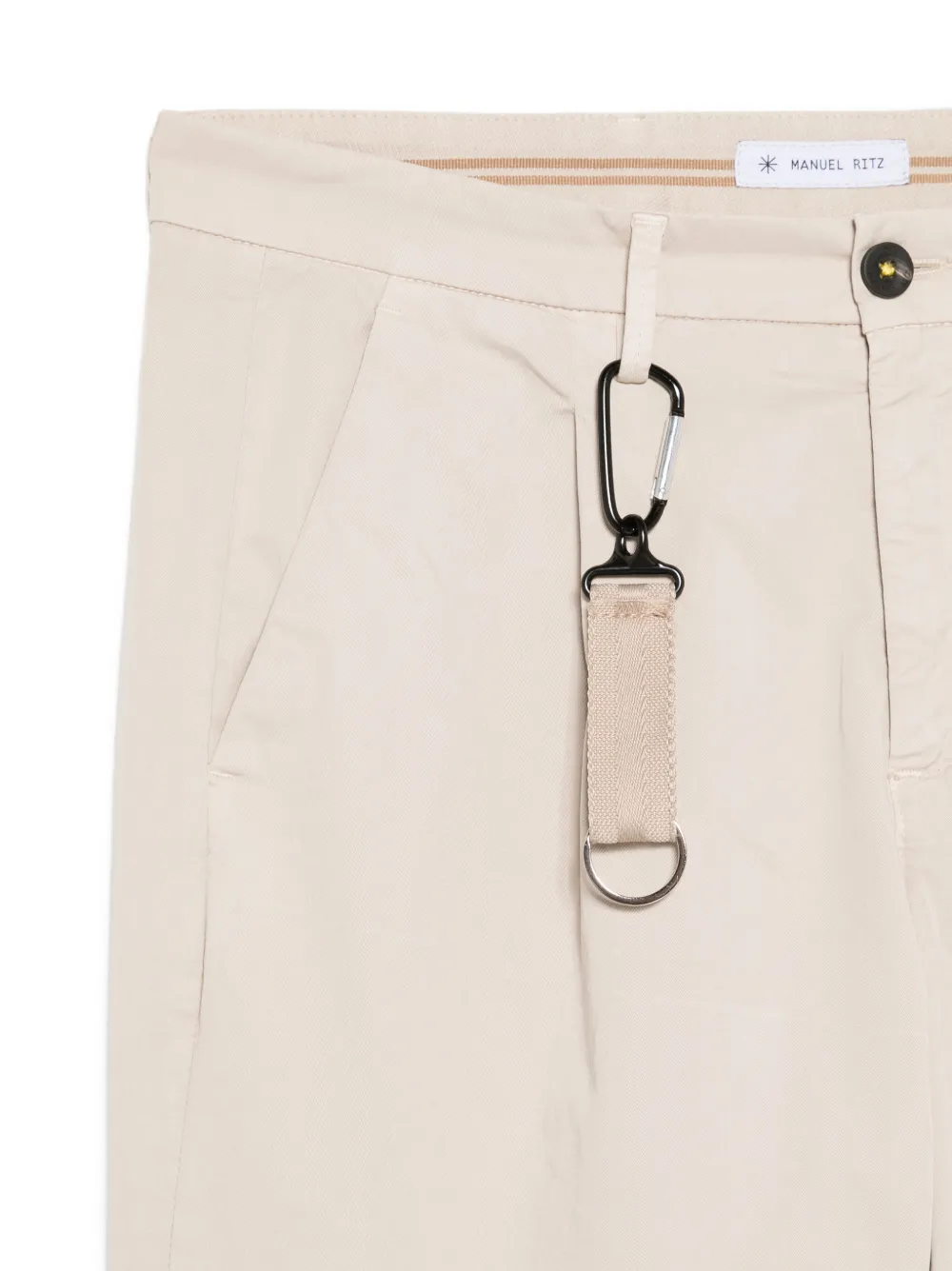  Manuel Ritz Slim-fit Trousers - Neutrals 