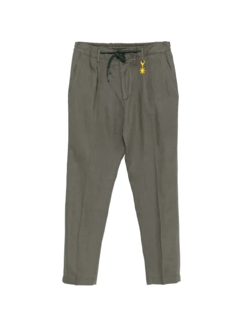 Manuel Ritz pantalon à lien de resserrage