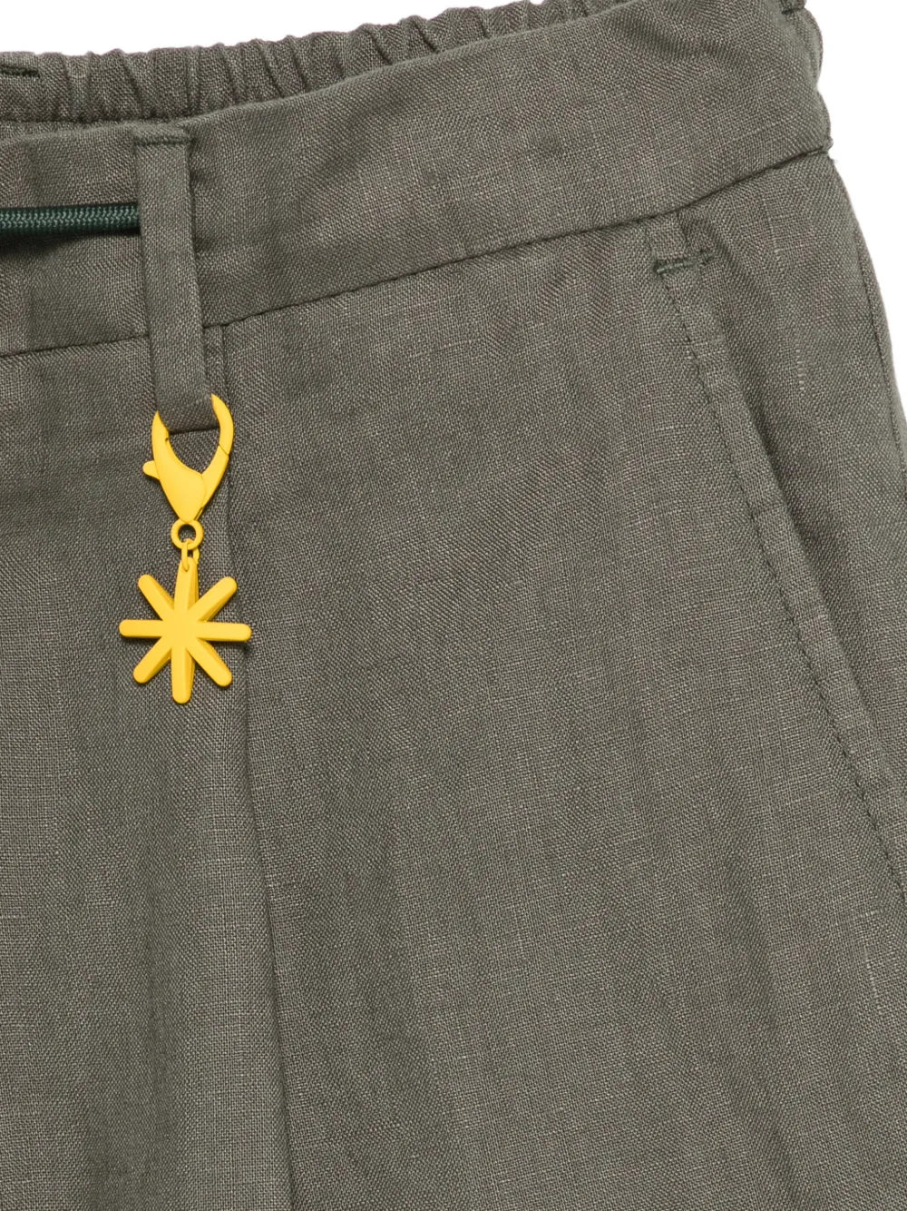  Manuel Ritz Drawstring Trousers - Green 