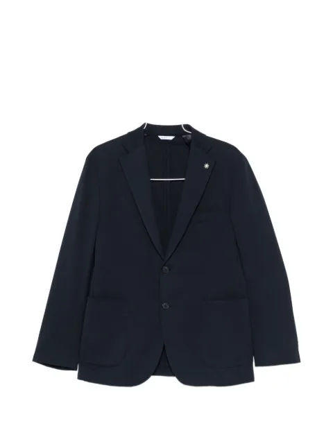 Manuel Ritz notched-lapels patch-pockets blazer