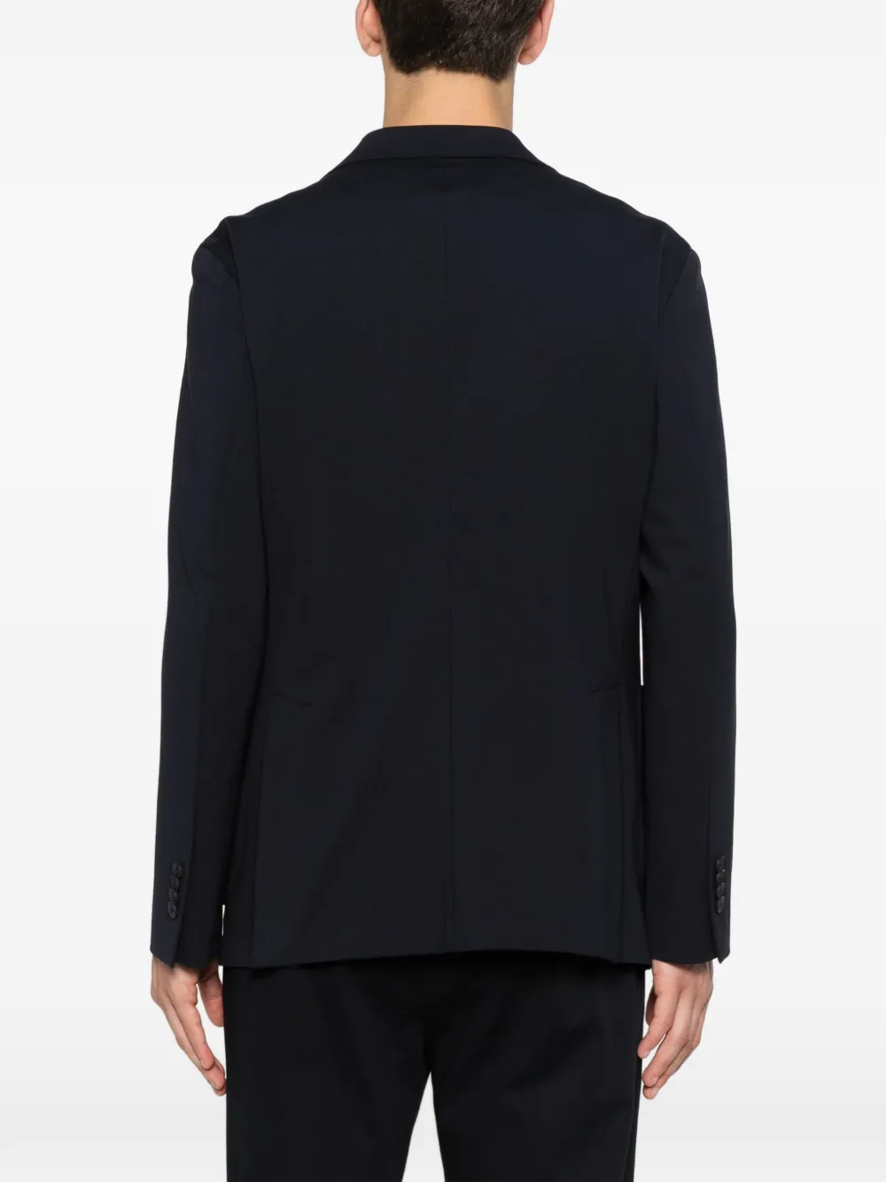 Manuel Ritz Blazer met opgestikte zakken en gekerfde revers Blauw