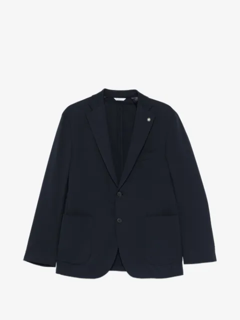 Manuel Ritz notched-lapels patch-pockets blazer