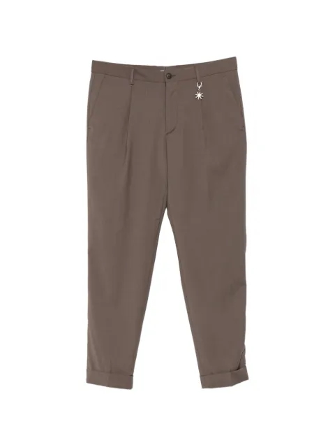 Manuel Ritz pleated turn-up trousers