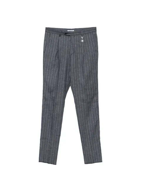 Manuel Ritz pinstripe-pattern pleated trousers