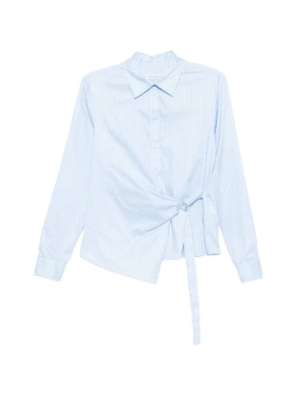 Manuel Ritz striped shirt - Blu