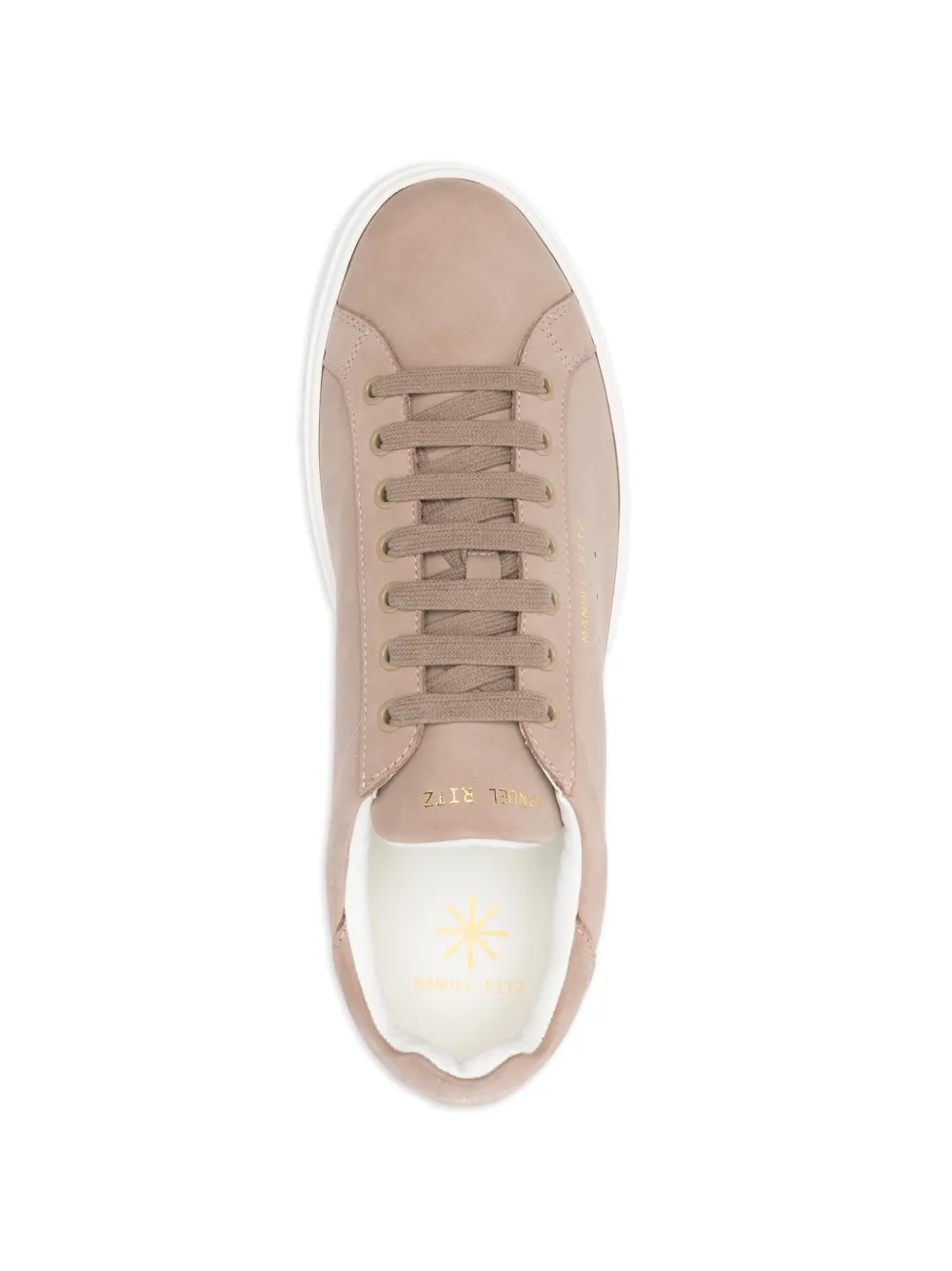 Manuel Ritz Nubuck leren sneakers Bruin
