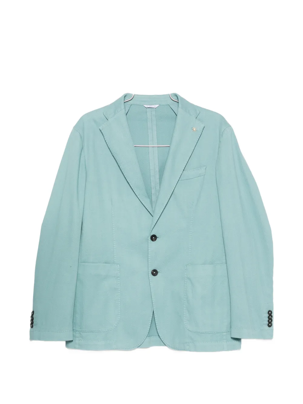 Manuel Ritz chevron-weave blazer - Green