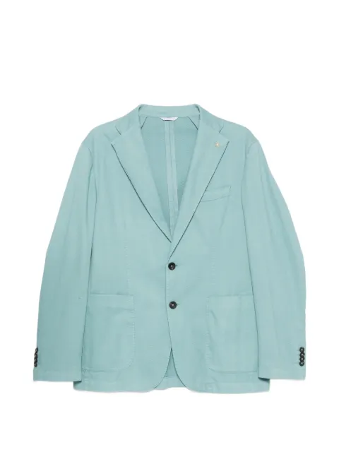 Manuel Ritz chevron-weave blazer