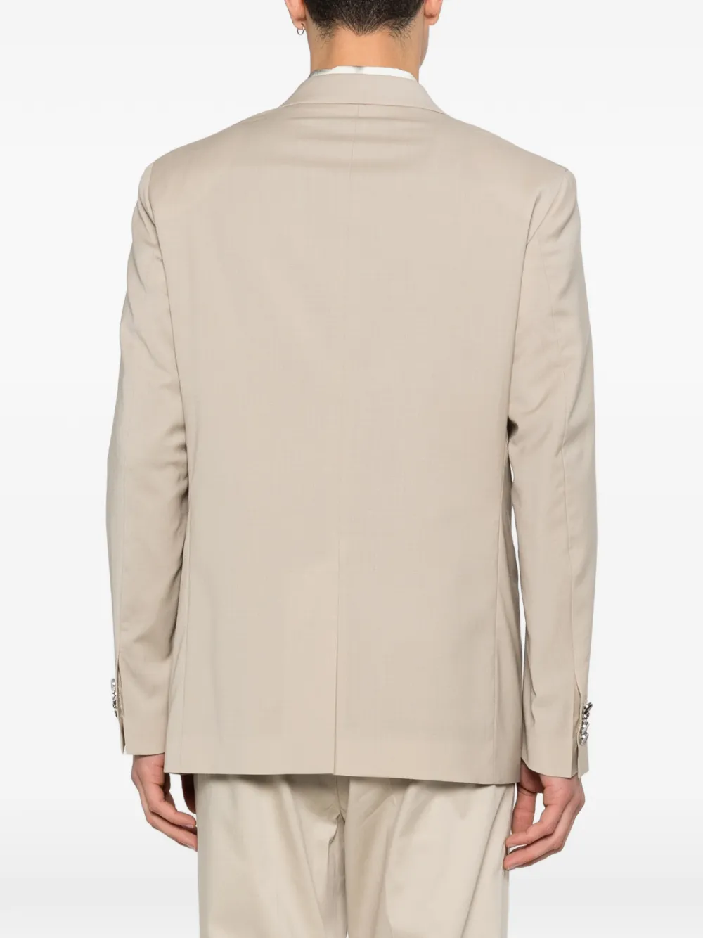 Manuel Ritz Blazer met dubbele rij knopen Beige