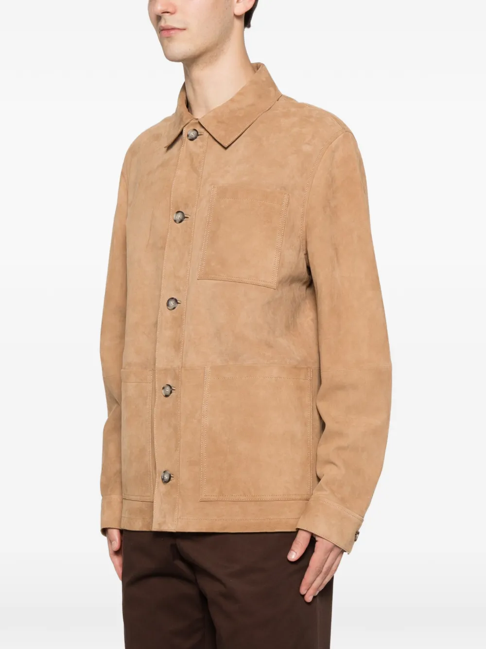 Manuel Ritz Jack met lange mouwen Beige