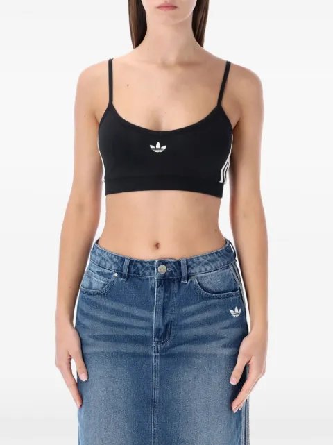 adidas stripes bralette top