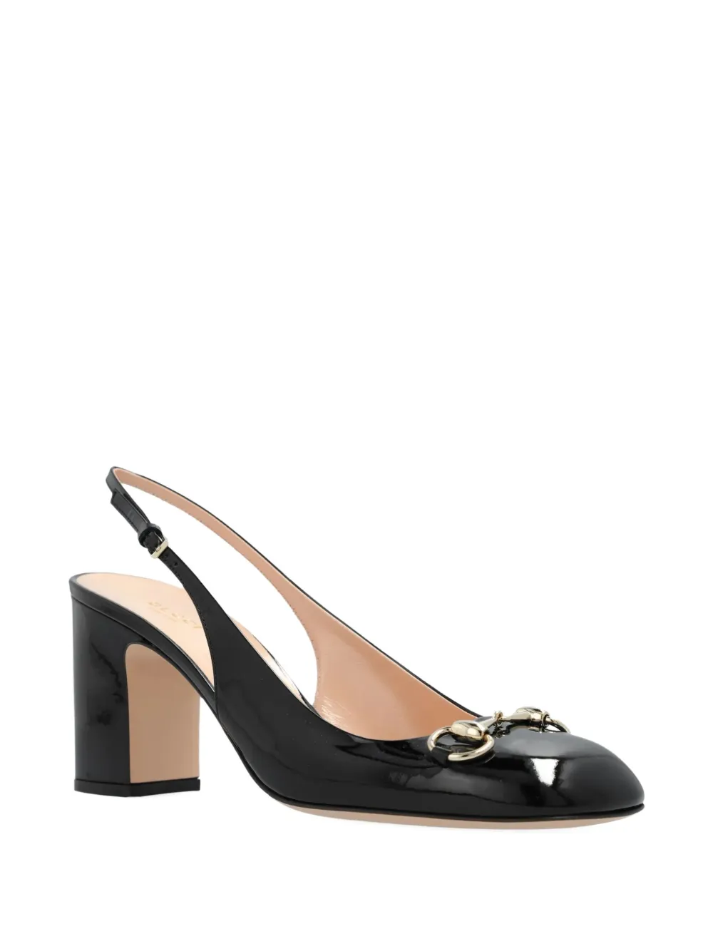 Gucci Pre-Owned Slingback pumps met horsebit-detail - Zwart