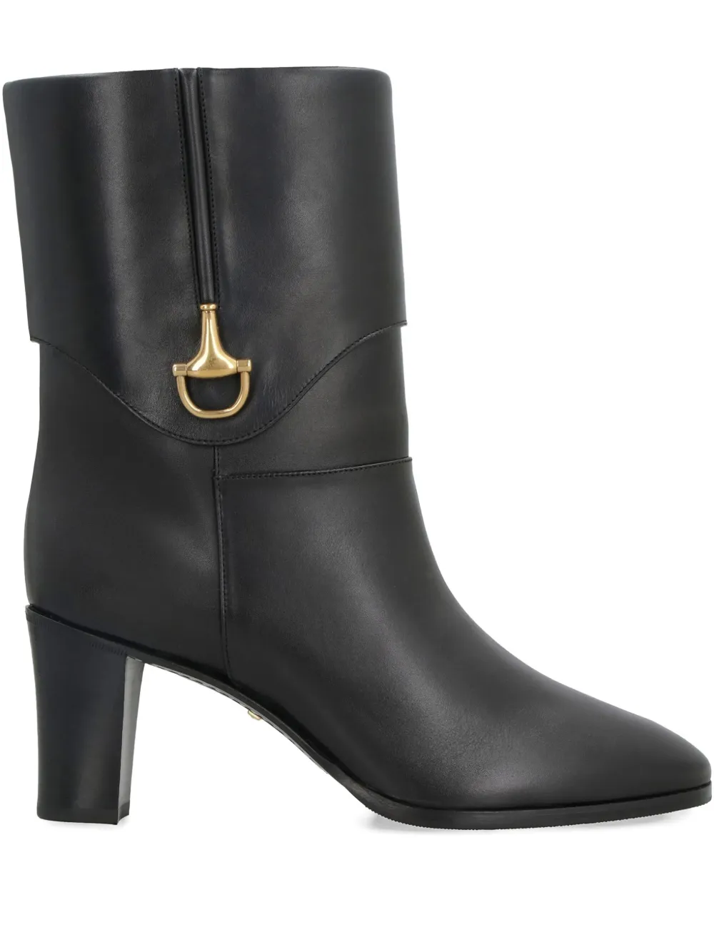 Gucci Pre-Owned Stivali Half Horsebit in pelle - Nero