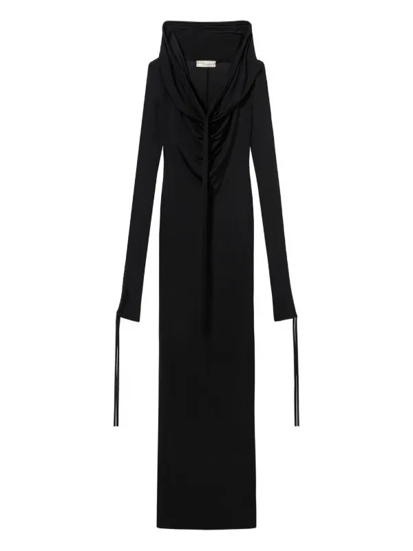 hooded long sleeve maxi dress Your Muse Long Sleeve Hooded Maxi Dress Product Video