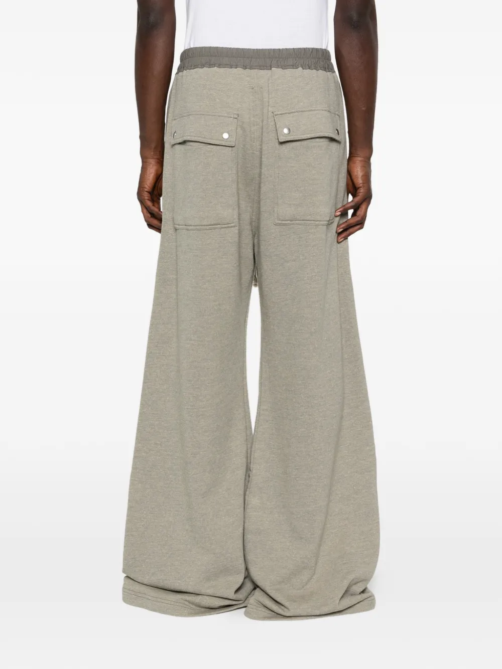 Rick Owens DRKSHDW Broek met wijde pijpen en trekkoord Beige