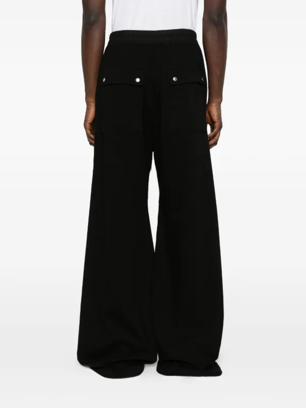 Rick Owens DRKSHDW ドローストリング ワイドパンツ | ブラック