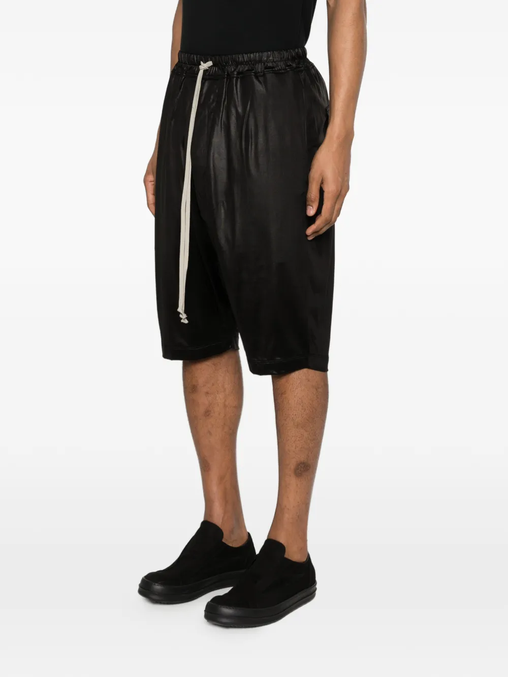 Rick Owens DRKSHDW Shorts met trekkoord Zwart