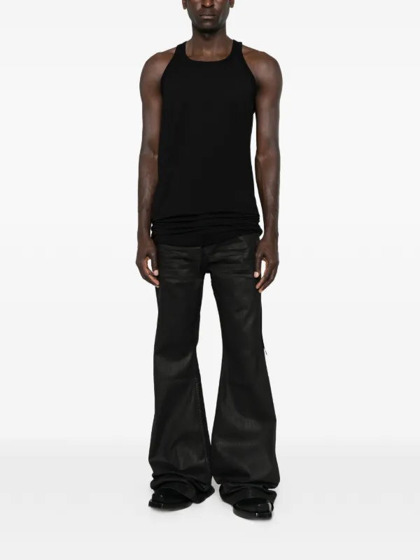 RICK OWENS DRKSHDWブラックノースリーブタンクトップ Rick Owens DRKSHDW タンクトップ | ブラック | FARFETCH JP