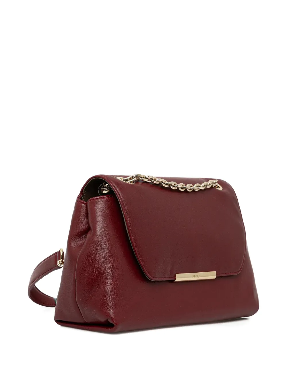  Furla Nadia Leather Crossbody Bag - Red 